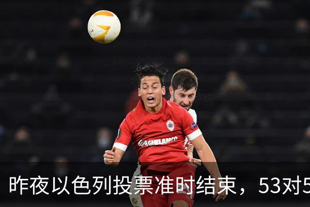 昨夜以色列投票准时结束，53对50，内塔尼亚胡遭遇重大挫折